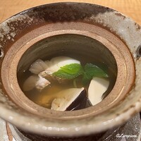 室町 和久傳 - 松茸と紅葉鯛の土瓶蒸し