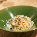 食堂chisan - 名古屋コーチンの出汁、バター、チーズ☆