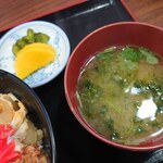 味処花しょく - 味噌汁美味