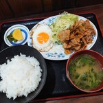 味処花しょく - 生姜焼き定食