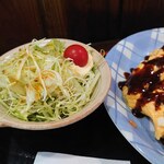 味処花しょく - サラダ付きです