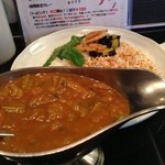 カルダモン． - 梅と桜えびのダブルベジタブルカレー