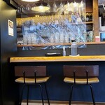 WineBar KIKUO - カウンター席