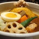スープカリー専門店 元祖 札幌ドミニカ - 1⃣黄色～ドミニカの源流2⃣チキン