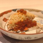 ◯◯しもだ - メガニの甲羅寿司