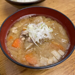 とんかつ 栄ちゃん - 豚汁最高