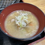 とんかつ 栄ちゃん - 豚汁美味しくっておかわりしちゃった