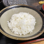 とんかつ 栄ちゃん - 〆のご飯。我慢できなくておかわりしちゃった。