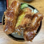 とんかつ 栄ちゃん - 今日はソースをかけて完成