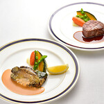 メインダイニング - 【公式HP】川奈コーストディナー：活アワビのステーキまたは国産牛フィレ肉のステーキ
