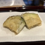天ぷら たけうち - 賀茂茄子