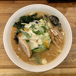 游亀亭 - 味噌野菜ラーメン ¥970