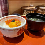 うお吟 - 大黒丼、鯛だし汁