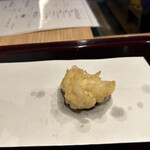 天ぷら たけうち - タラの白子