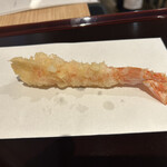 天ぷら たけうち - 車エビ