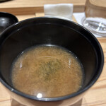 我逢人 - 車エビとノドグロの味噌汁