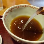 吾妻橋 やぶそば - 蕎麦湯は自然体