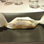 リストランテ カノフィーロ - 真鯛と真ダチ、松茸のカルトッチョ１