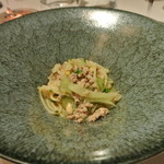 リストランテ カノフィーロ - ローマ産乳飲み仔羊のラグーとフィノッキオのソース　スパゲッティ