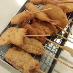 串カツ田中 - 串カツ定番5本盛り