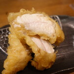 讃岐つけ麺 寒川 - 鶏ささみ天ぷら