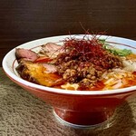 がふうあん - 限定麺 酒粕タンタン麺チャーシューとミンチ