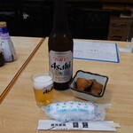 円楽 - アサヒスーパードライ(大瓶)550円