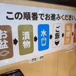 ワンダーステーキ - お肉が出来たら、この順番で盛ってくださいな…