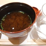 渋谷 すし仙 - 赤だしのみそ汁