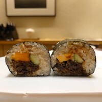 鮨 なんば 日比谷 - 干瓢の太巻き