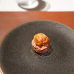 レストラン ラリューム - 白レバのグジェール