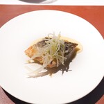 Restaurant L'Allium - 焼きカマス、コールラビー（野菜）