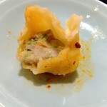 順香 - グオラオ 焼餃子(断面)（2022年10月）