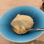 勢麟 - 大人のスイーツ　自家製ミルクアイスクリーム☆コニャックかけ