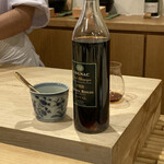 勢麟 - 自家製ミルクアイスクリームに20年物コニャックをかけて