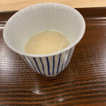 勢麟 - 甘鯛と大和芋の摺流し、酢橘