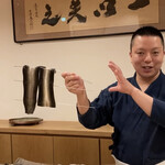 勢麟 - 浜名湖産天然海鰻のお披露目