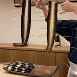 勢麟 - 浜名湖産天然海鰻のお披露目