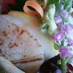 ひのきざか - ホタテは表面が炙ってあります