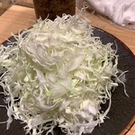 とんかつ けい太 - キャベツお代わり