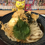 爽月 - とり玉天うどん　880円（税込）　※寄ってみた