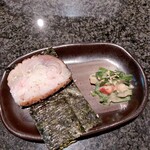 お花 - つき出しの炙り鯖寿司