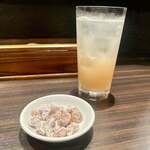 善道 - にごり桃　ソーダ割