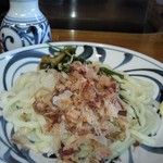 とべ温泉湯砥里館 - ぶっかけうどんです