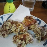 とべ温泉湯砥里館 - 唐揚げです