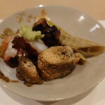 うを徳 - 子持ち鮎(長良川)&タコ(明石)&四方竹