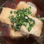 とり焼き 鶏料理 かしわ - 揚げ出し豆腐