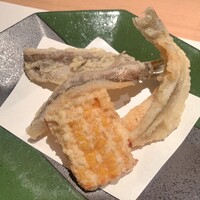天ぷら 旬和食 あきら - 季節の魚、とうもろこし