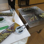 Kawayu Midoriya - 名物、鮎の塩焼き