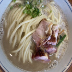 自家製麺 公園前 - 豚骨煮干しラーメン